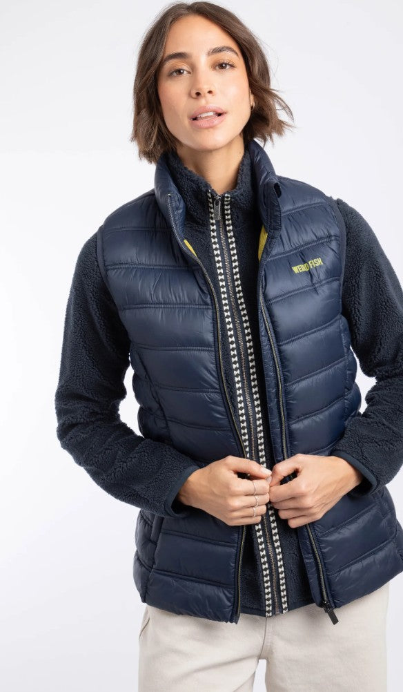 Weird Fish Atissa Padded Gilet - Women's