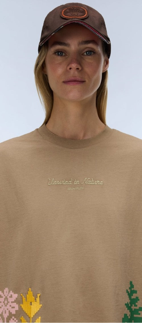 Napapijri Aral Relaxed Fit Graphic Tee - Women's