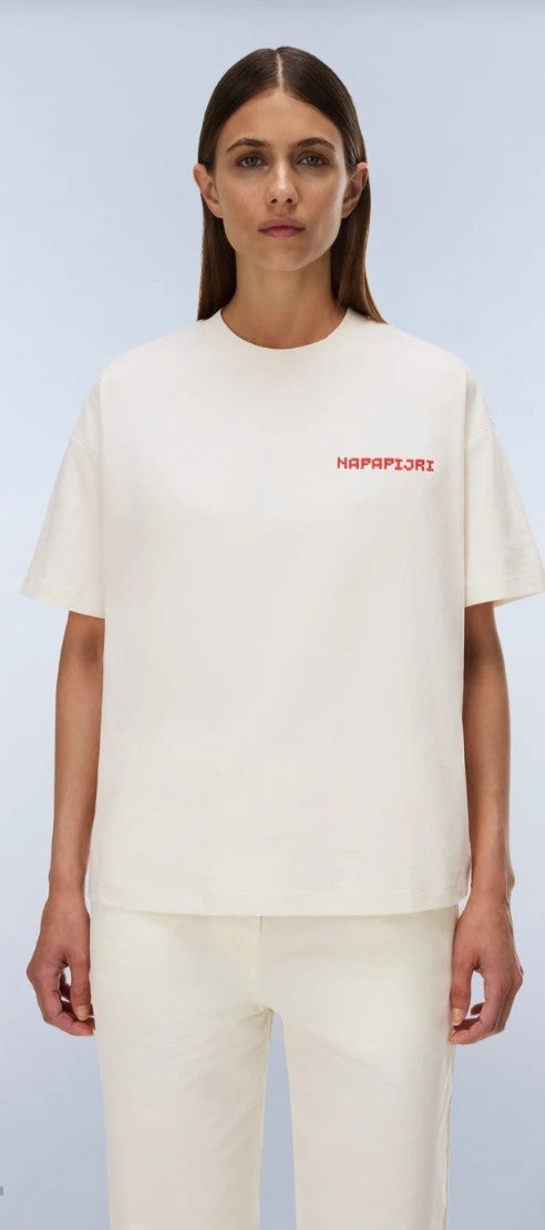 Napapijri Aral Relaxed Fit Graphic Tee - Women's