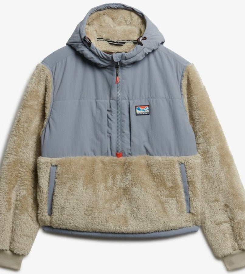 Superdry Super Soft Hybrid Half Zip Jacket
